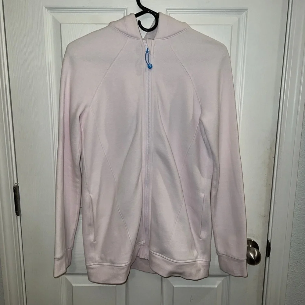 Ivivva by Lululemon pink scuba zip up size 14 youth